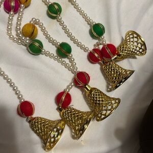 Colorful hanging decorative bells (small) 53”